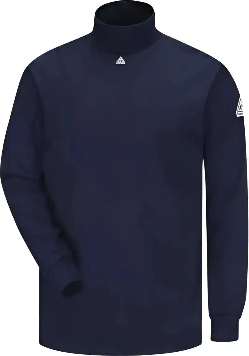 Bulwark Sek2 Tagless Mock Turtleneck Excel Fr Navy