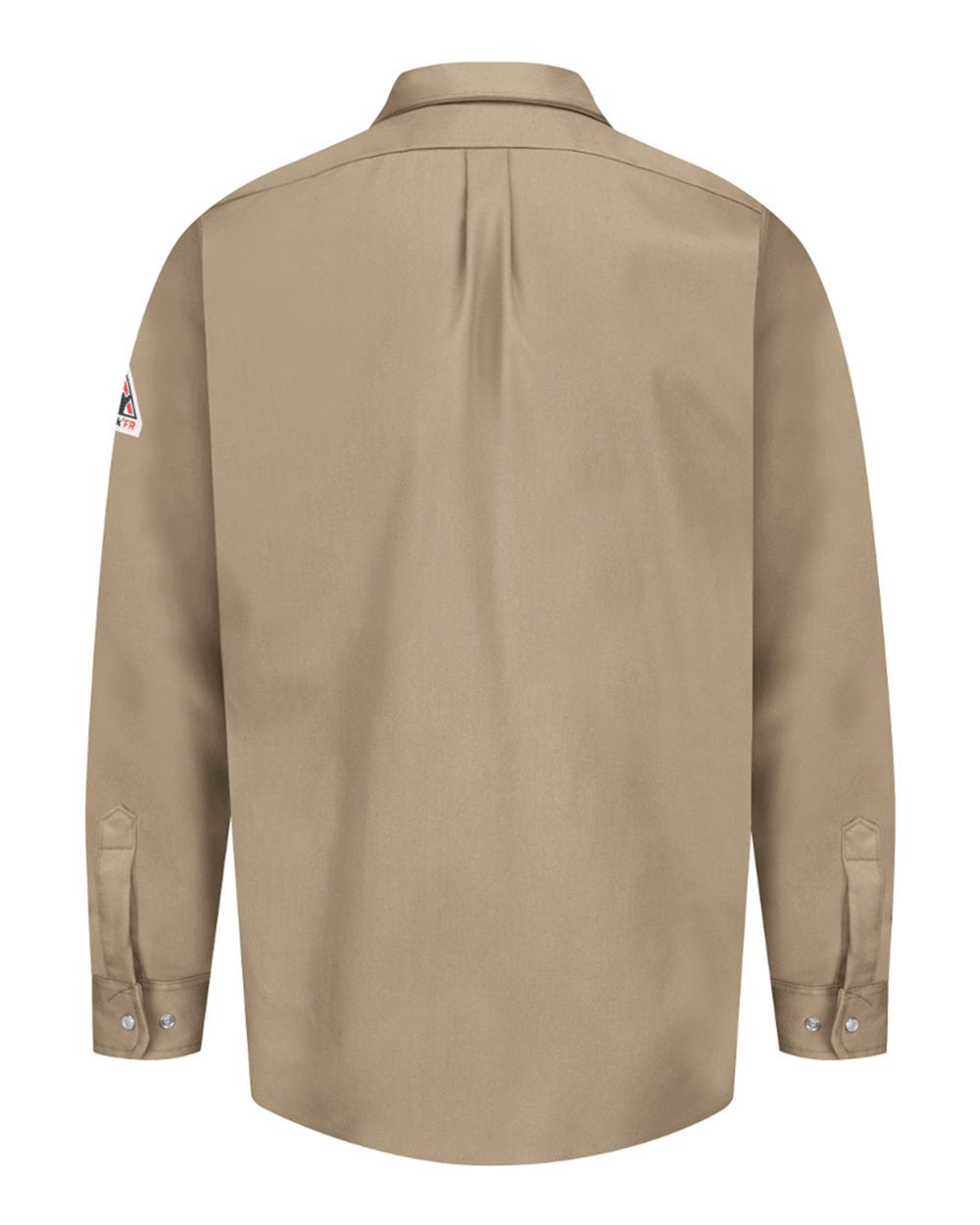Bulwark Ses2 Men’s Snap-front Uniform Shirt - Excel Fr - Tan