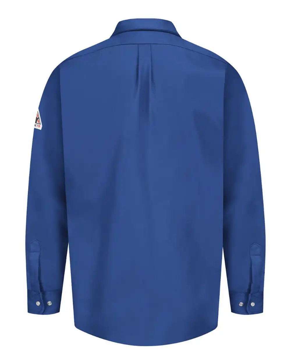 Bulwark Ses2t Snap-front Uniform Shirt - Excel Fr® - Tall Sizes - Royal Blue - Mt