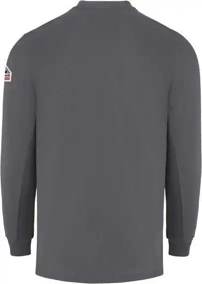 Bulwark Set2t Knit Long Sleeve T-shirt - Tall Sizes - Charcoal