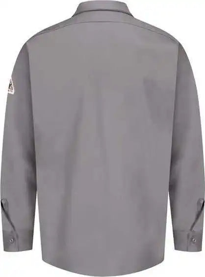Bulwark Sew2 Flame Resistant Excel Work Shirt Silver Gray