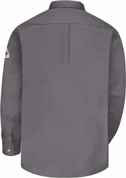 Bulwark Slu2 Dress Uniform Shirt Excel Fr Comfortouch 7 Oz. Gray