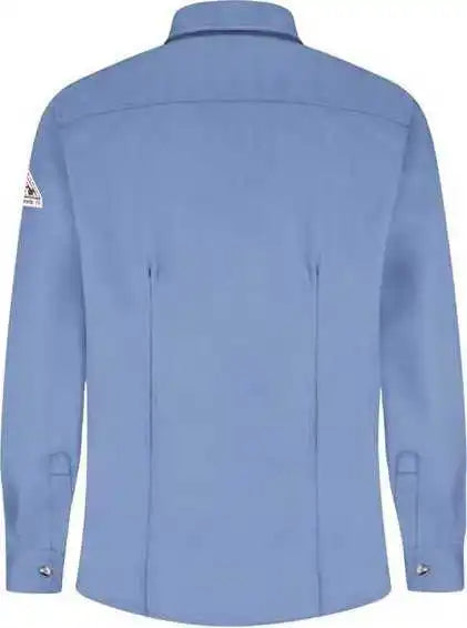 Bulwark Slu3 Women’s Dress Uniform Shirt Excel Fr Comfortouch Light Blue