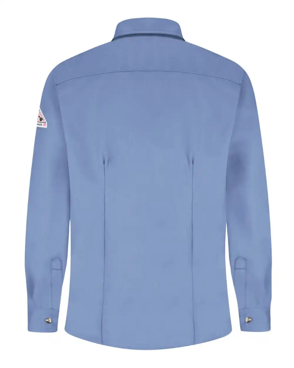 Bulwark Slu3 Women’s Dress Uniform Shirt - Excel Fr® Comfortouch - Light Blue - s