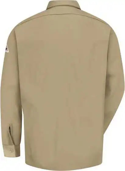 Bulwark Slw2 Work Shirt - Excel Fr Comfortouch - Khaki