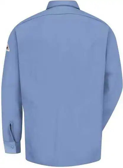 Bulwark Slw2l Work Shirt - Excel Fr Comfortouch - Long Sizes - Light Blue