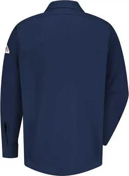 Bulwark Sms2 Concealed-gripper Pocketless Long Sleeve Shirt - Cooltouch 2 - Navy
