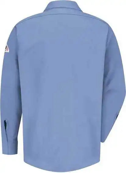 Bulwark Sms2 Concealed-gripper Pocketless Long Sleeve Shirt - Cooltouch 2 - Light Blue