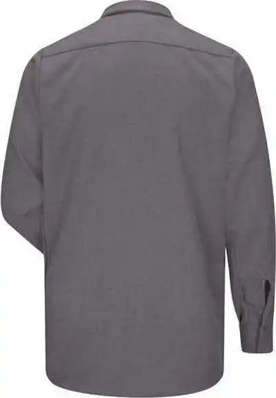 Bulwark Sms2l Concealed-gripper Pocketless Long Sleeve Shirt - Cooltouch 2 - Sizes - Gray