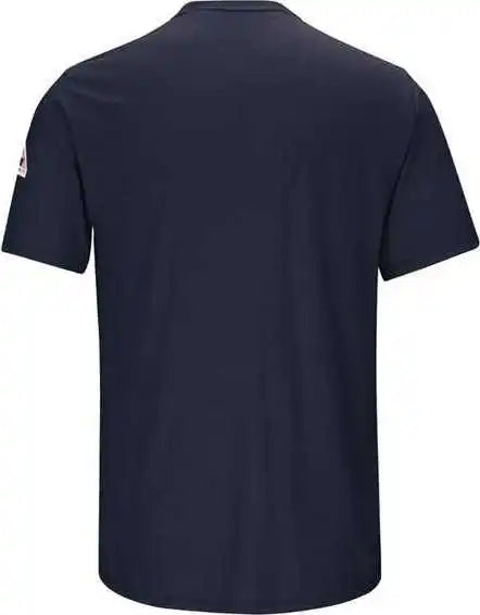 Bulwark Smt6l Short Sleeve Lightweight T-shirt - Long Sizes - Navy