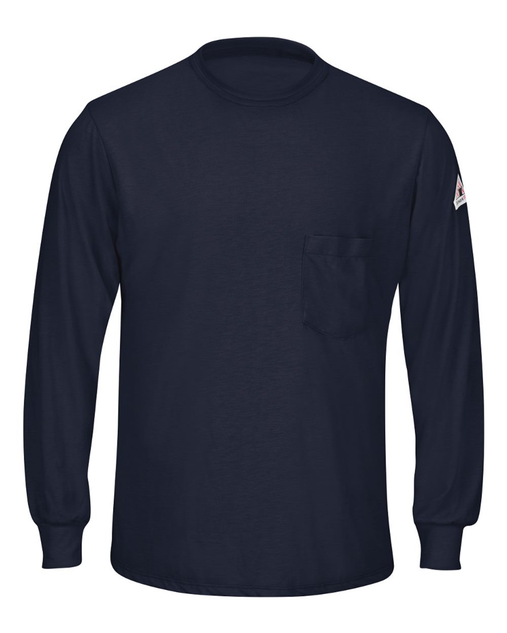 Bulwark Smt8t Long Sleeve Lightweight T-shirt - Tall Sizes - Navy