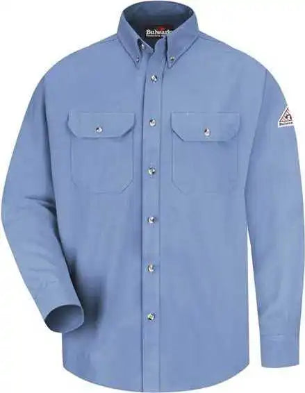 Bulwark Smu2l Uniform Shirt Long Sizes - Light Blue