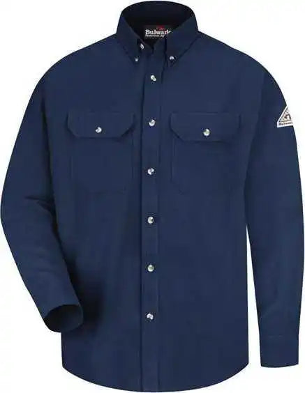 Bulwark Smu2l Uniform Shirt Long Sizes - Navy