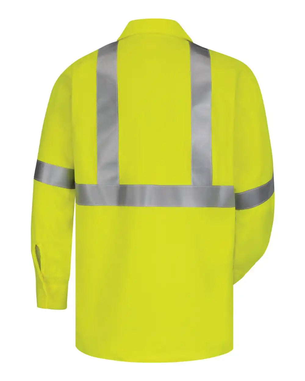 Bulwark Smw4t High Visibility Long Sleeve Work Shirt - Tall Sizes