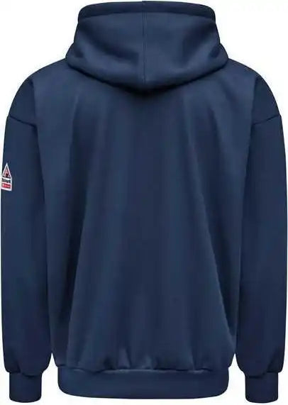 Bulwark Smz8 Full-zip Fleece Hooded Sweatshirt - Navy