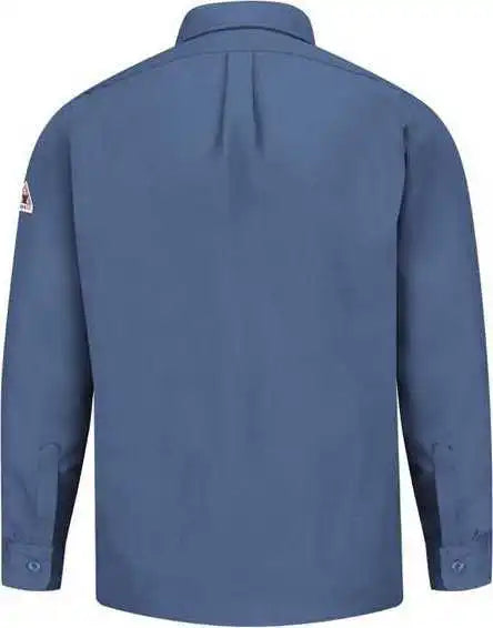Bulwark Snd2l Uniform Shirt Nomex Iiia - Long Sizes - Gulf Blue