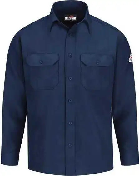 Bulwark Snd2l Uniform Shirt Nomex Iiia Long Sizes Navy
