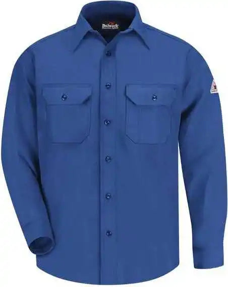 Bulwark Snd6l Uniform Shirt - Nomex Iiia - Long Sizes - Royal Blue