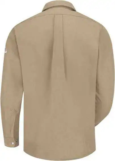 Bulwark Sns2 Snap-front Uniform Shirt - Nomex Iiia - 4.5 Oz. - Tan