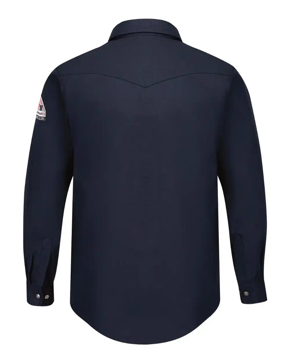 Bulwark Sns2 Snap-front Uniform Shirt - Nomex® Iiia - 4.5 Oz - Navy - s