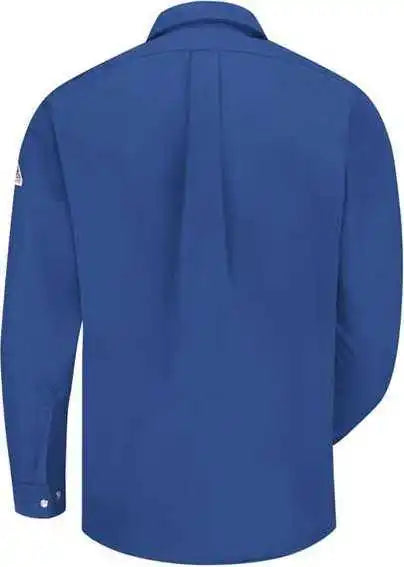 Bulwark Sns2l Snap-front Uniform Shirt - Nomex Iiia - 4.5 Oz. - Long Sizes - Royal Blue