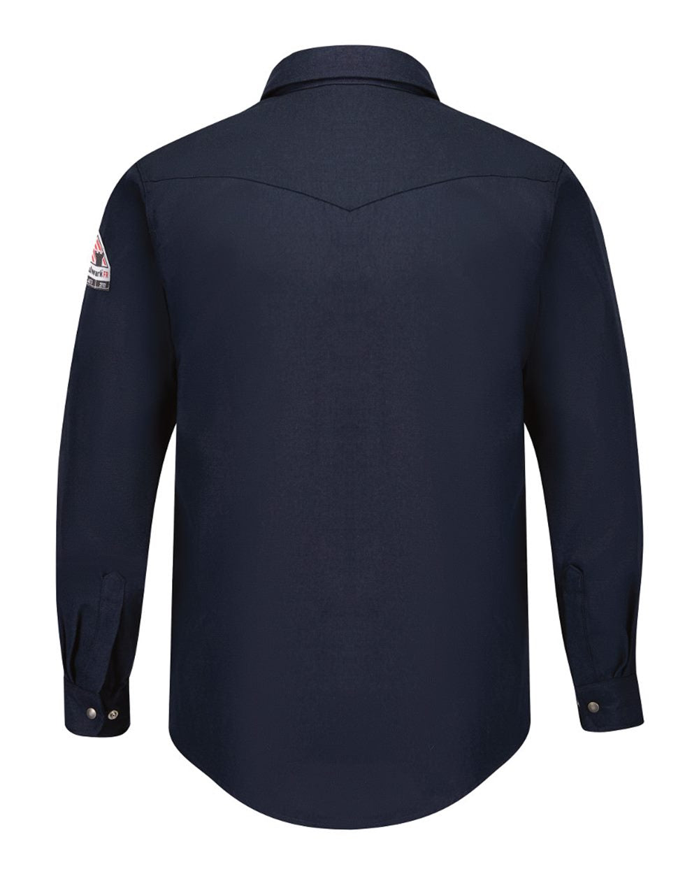 Bulwark Sns2t Snap-front Uniform Shirt - Nomex Iiia - 4.5 Oz. - Tall Sizes - Navy