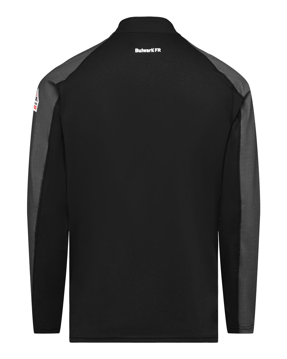 Bulwark Stz2 Men’s Flex Knit Quarter-zip Pullover - Black