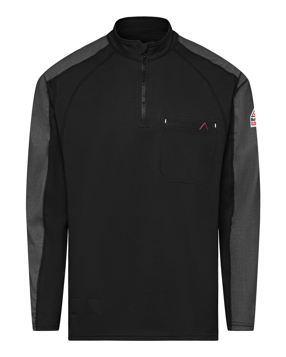 Bulwark Stz2 Men’s Flex Knit Quarter-zip Pullover - Black