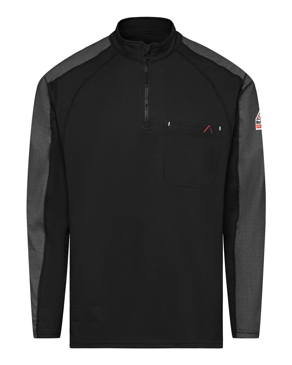 Bulwark Stz2 Men’s Flex Knit Quarter-zip Pullover - Black