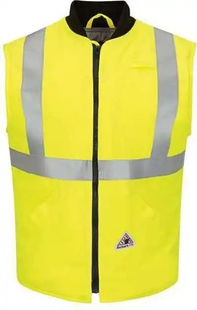 Bulwark Vms4hv Hi Vis Insulated Vest with Reflective Trim Cooltouch2 Yellow Green