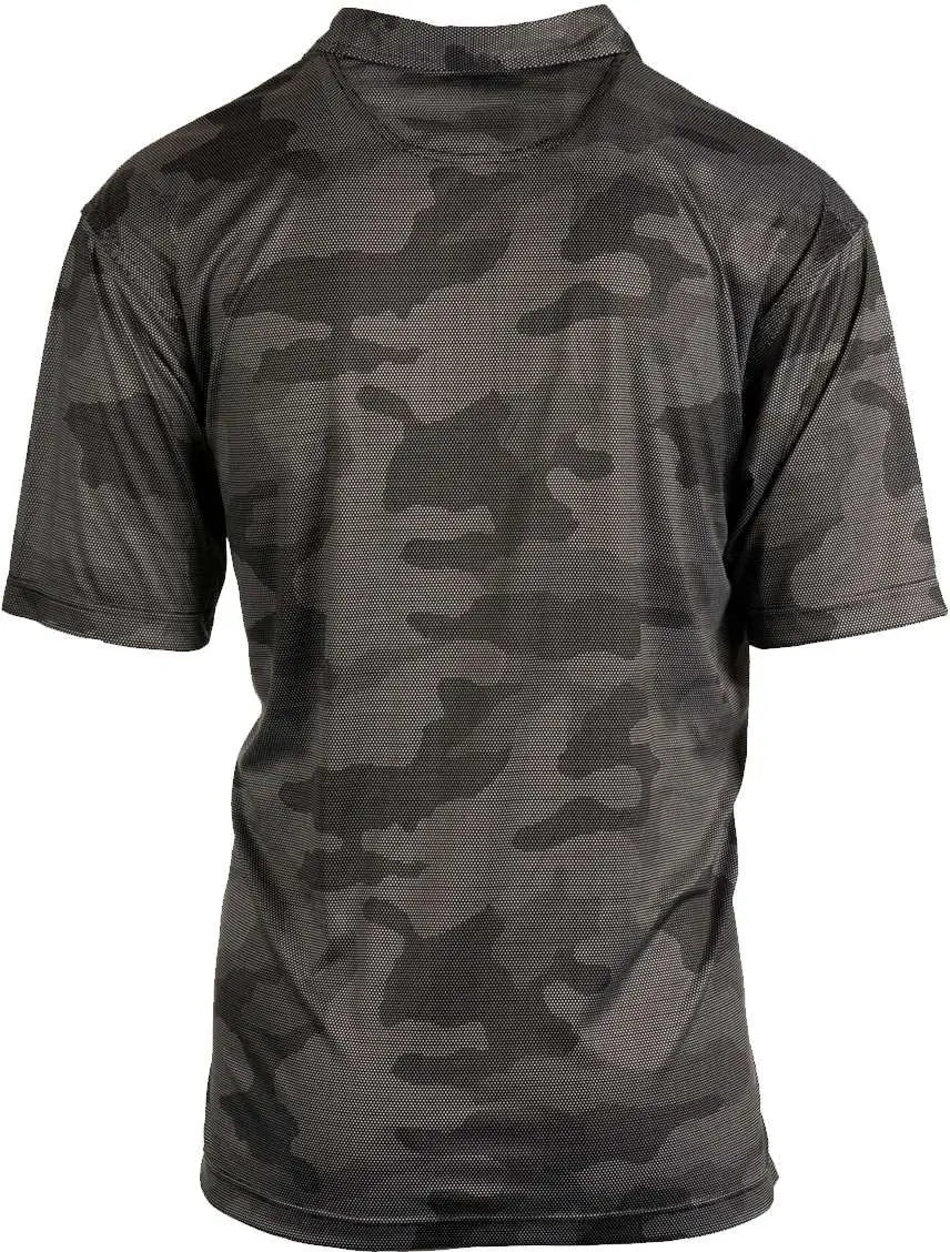Burnside 0101 Golf Polo - Black Camo