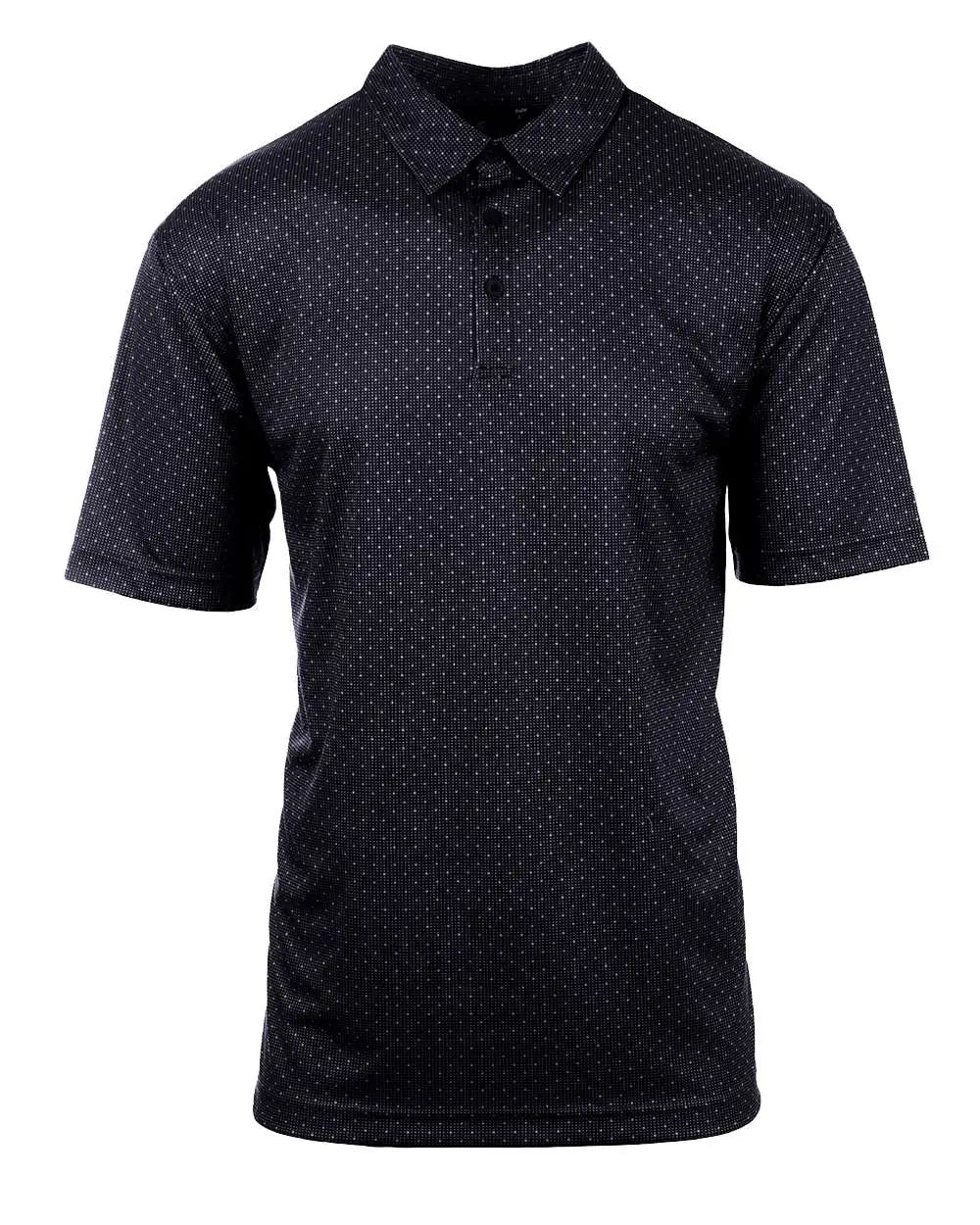 Burnside 0101 Golf Polo - Black Dot - s