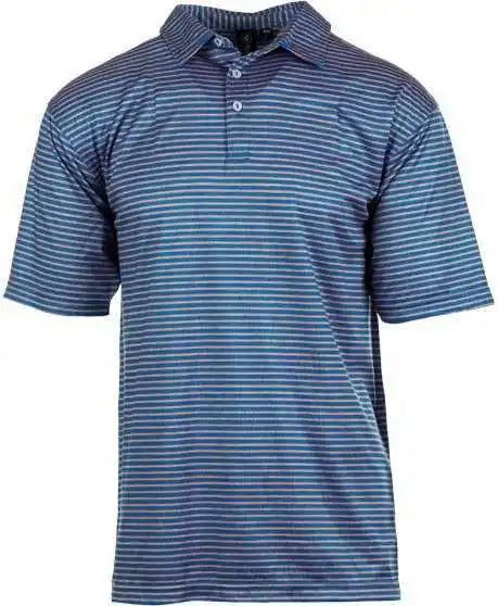 Burnside 0101 Golf Polo - Blue Gold