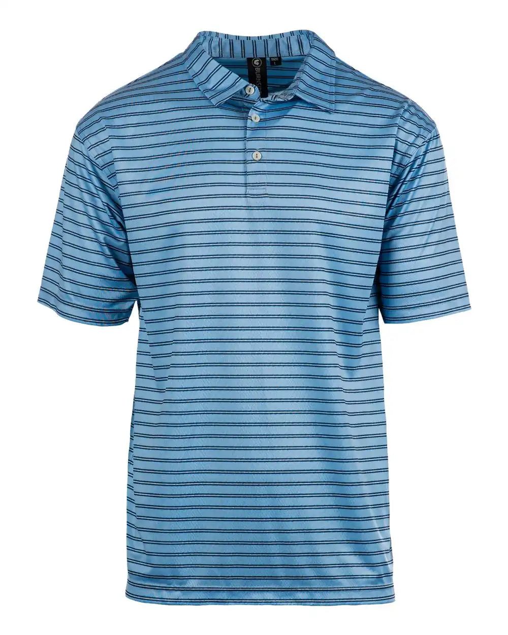 Burnside 0101 Golf Polo - Light Blue Navy - Blue/ / s