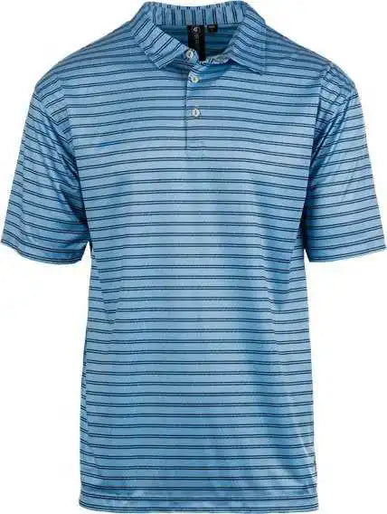 Burnside 0101 Golf Polo - Light Blue Navy