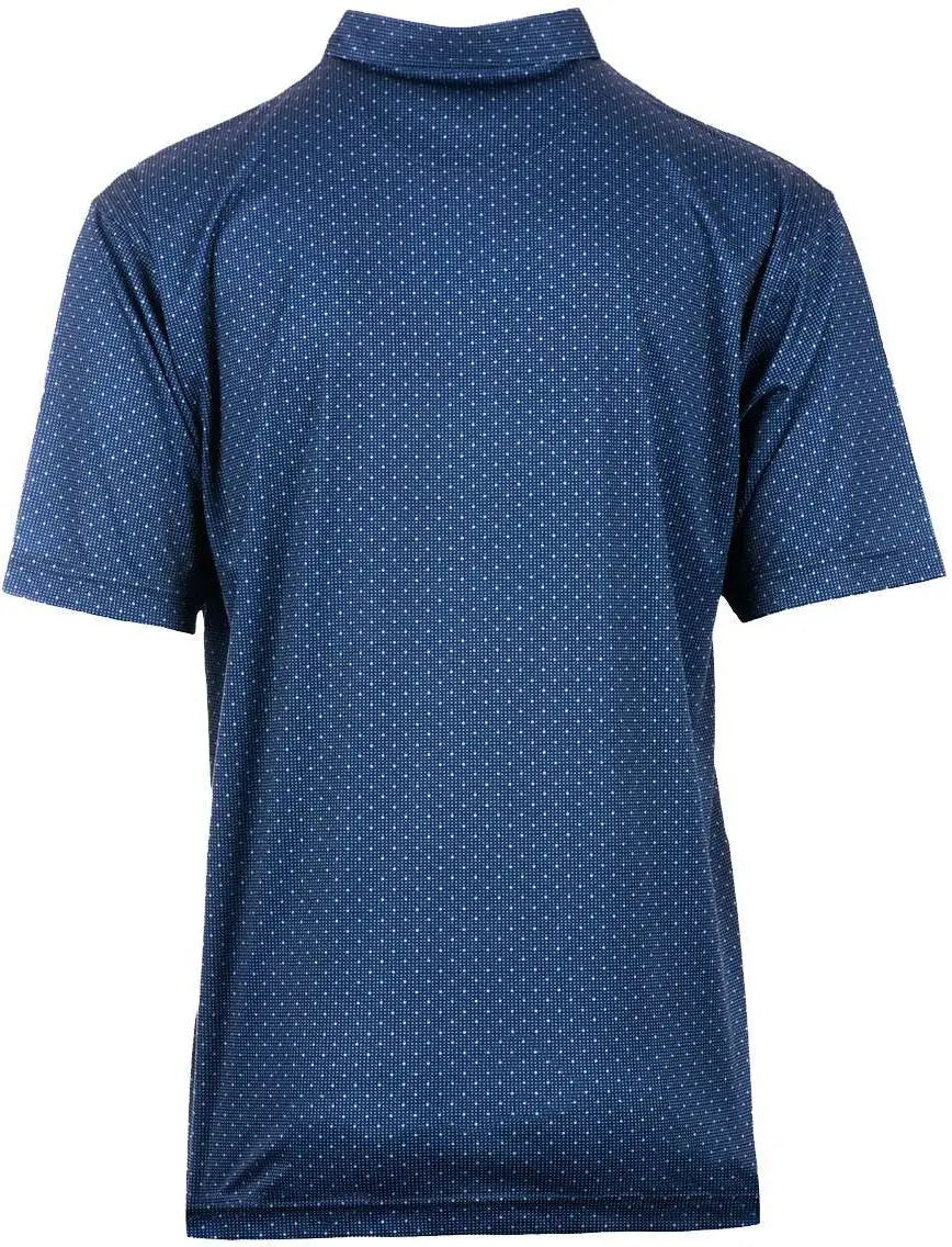Burnside 0101 Golf Polo - Navy Dot - s