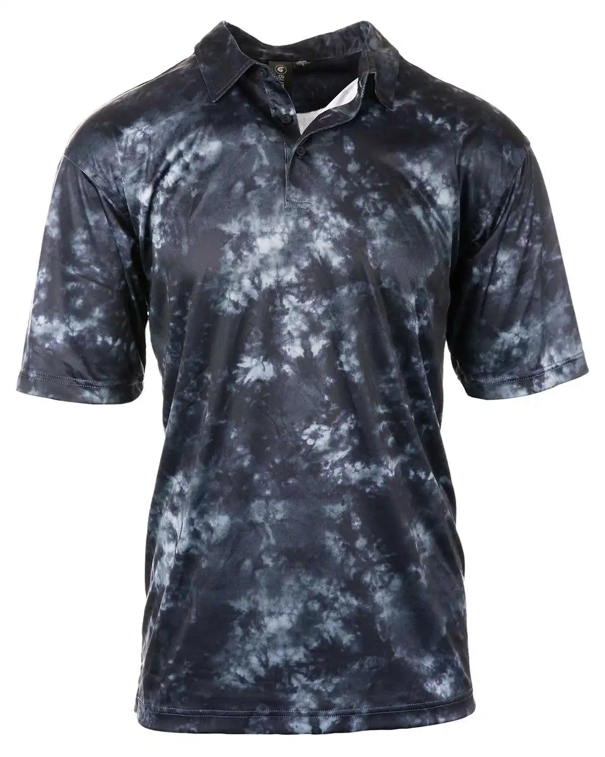 Burnside 0101 Golf Polo - Navy Tie Dye