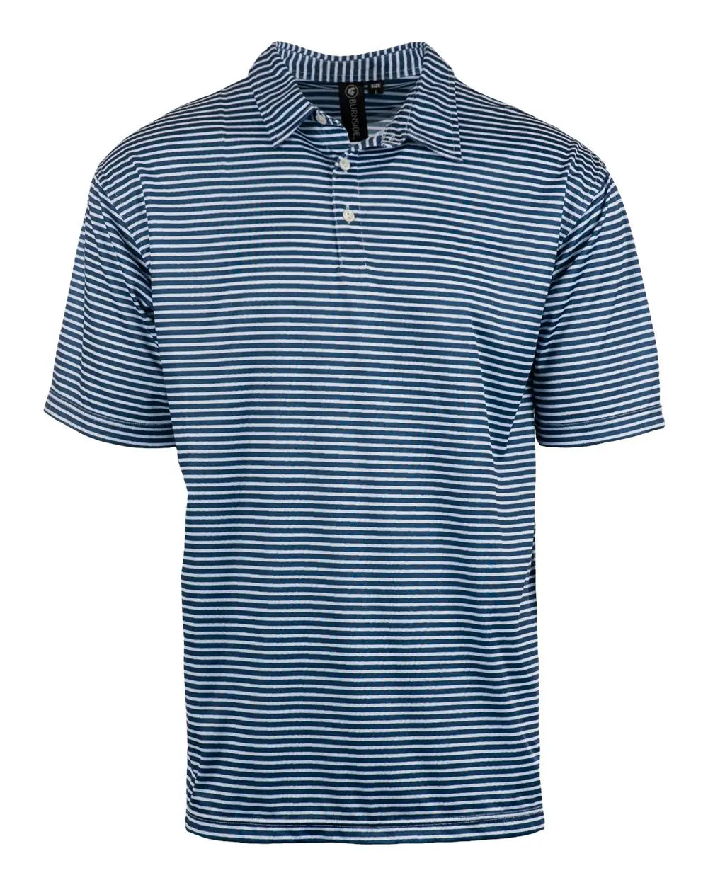 Burnside 0101 Golf Polo - Navy White - s