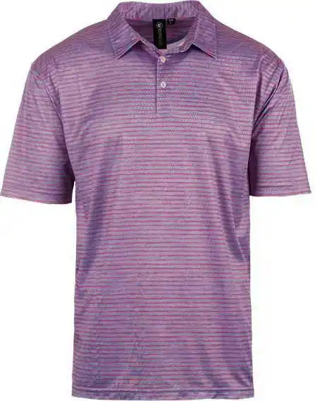 Burnside 0101 Golf Polo - Red Blue