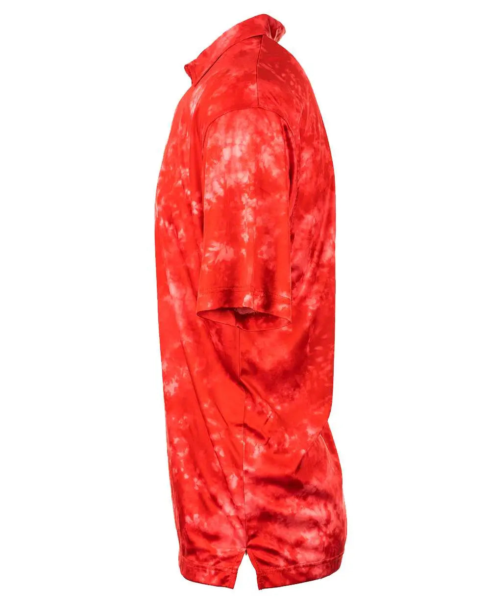 Burnside 0101 Golf Polo - Red Tie Dye