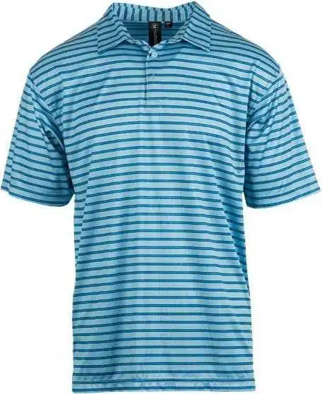 Burnside 0101 Golf Polo Turquoise Sky