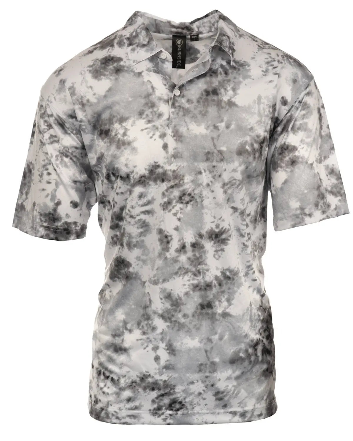Burnside 0101 Golf Polo - White Tie Dye