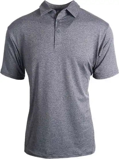 Burnside 0900 Dawn to Dusk Polo - Heather Charcoal