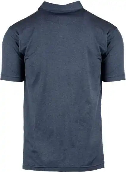 Burnside 0900 Dawn to Dusk Polo - Heather Ink Blue