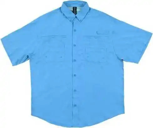 Burnside 2297 Baja Short Sleeve Fishing Shirt Sail