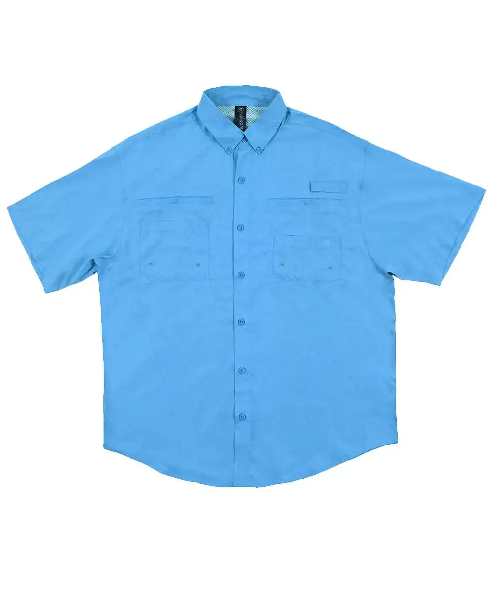 Burnside 2297 Baja Short Sleeve Fishing Shirt - Sail - s