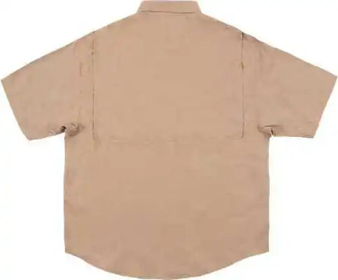 Burnside 2297 Baja Short Sleeve Fishing Shirt Sand