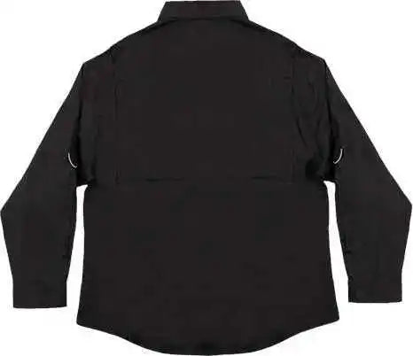 Burnside 2299 Baja Long Sleeve Fishing Shirt - Black