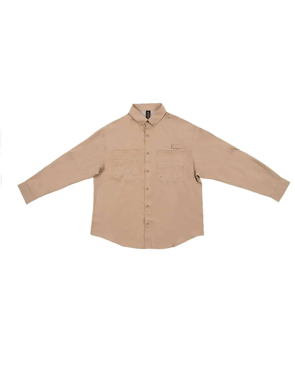 Burnside 2299 Baja Long Sleeve Fishing Shirt - Sand - s