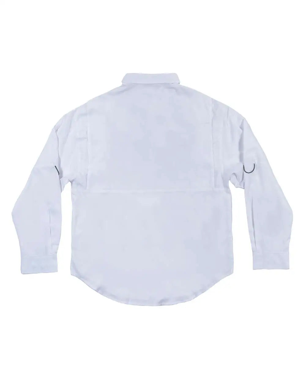 Burnside 2299 Baja Long Sleeve Fishing Shirt - White - s